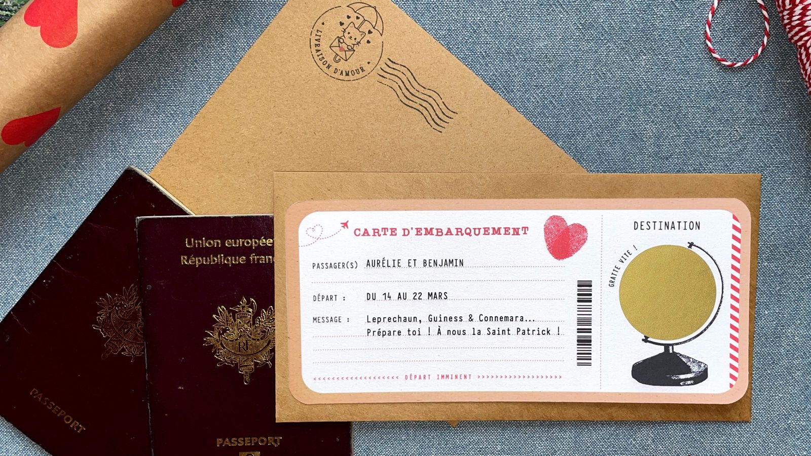 Carte à gratter voyage : la meilleure façon d'annoncer un voyage