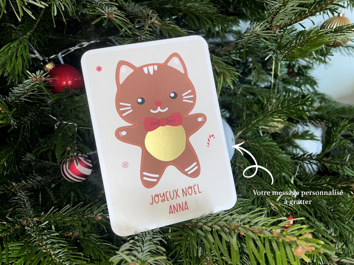 Item Chat gingerbread de Noël