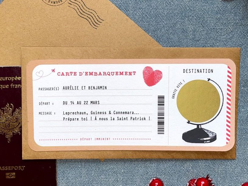 image Billet d'avion - Voyage surprise
