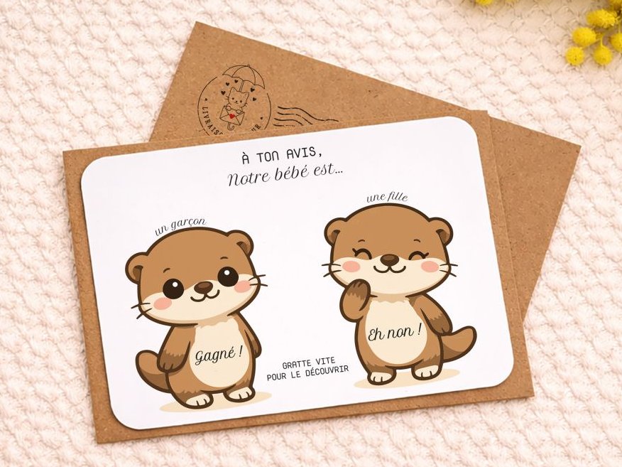 Item Loutre - Gender Reveal