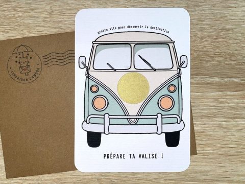 Item Van vintage bleu