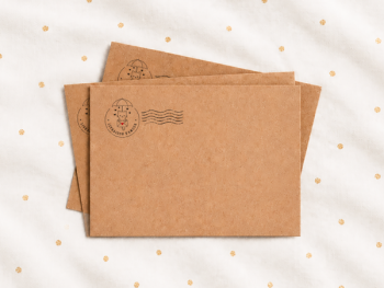 10 Enveloppes  Tampon