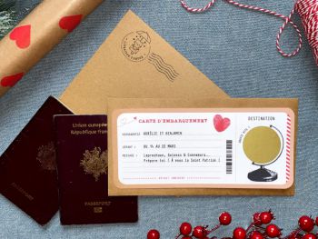 Billet d'avion - Voyage surprise