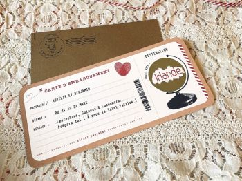 Billet d'avion - Voyage surprise