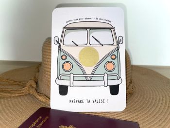 Van vintage bleu