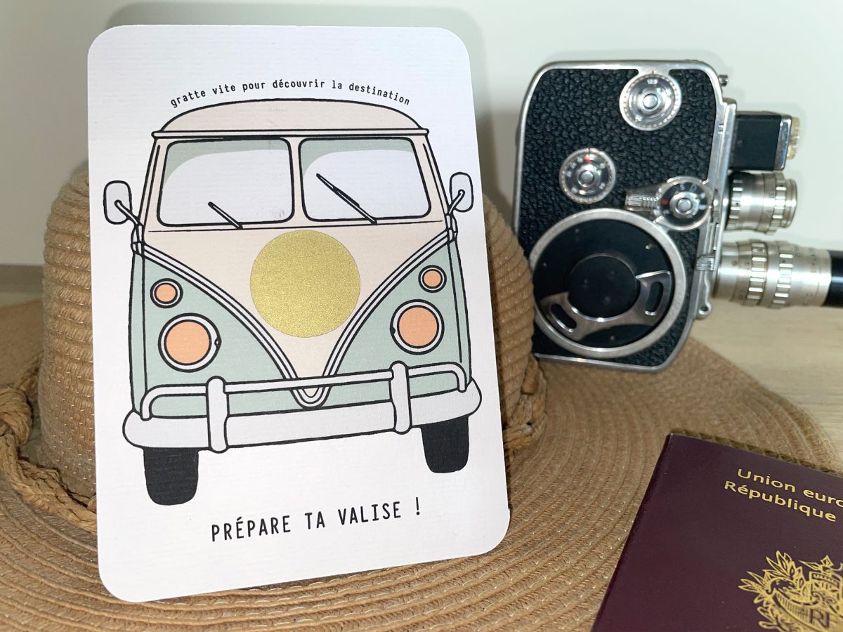 Van vintage bleu