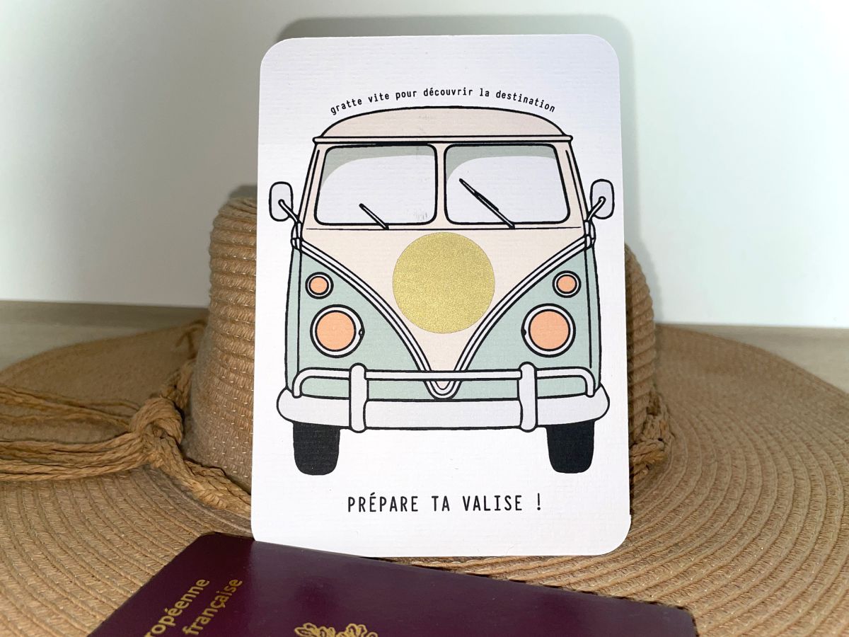 Van vintage bleu
